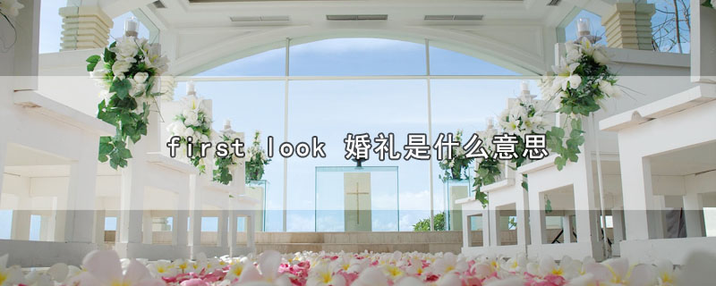first look 婚礼是什么意思（first look 婚礼有什么含义） 第1张