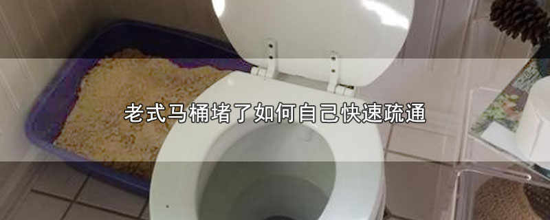 老式马桶堵了如何自己快速疏通 第1张
