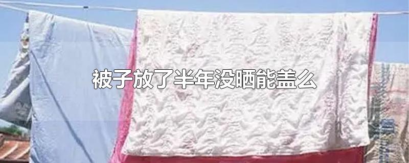被子放了半年没晒能盖么（被子放了半年霉了有味道有螨虫怎么清理） 第1张