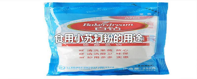 食用小苏打粉的用途（可食用小苏打粉的作用与用途） 第1张