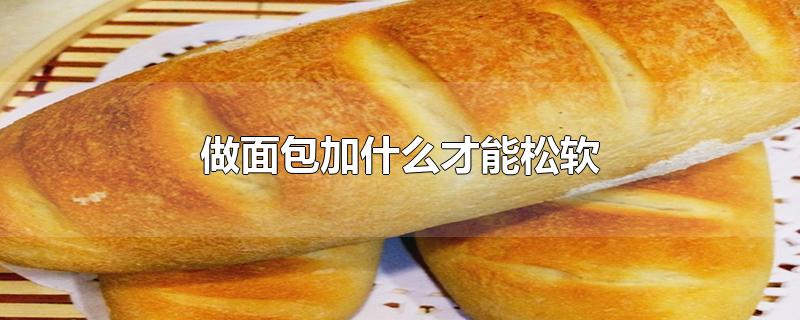 做面包加什么才能松软（面包要加什么才会松软） 第1张