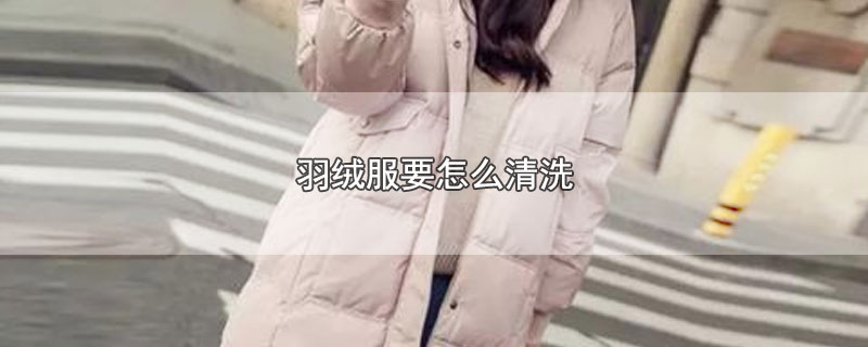 羽绒服要怎么清洗 第1张