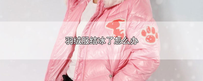羽绒服结冰了怎么办（羽绒服冻成冰了伤衣服吗） 第1张