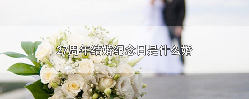 27周年结婚纪念日是什么婚 第1张