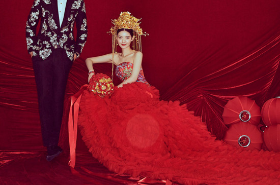 中式婚礼可以穿婚纱么 第3张