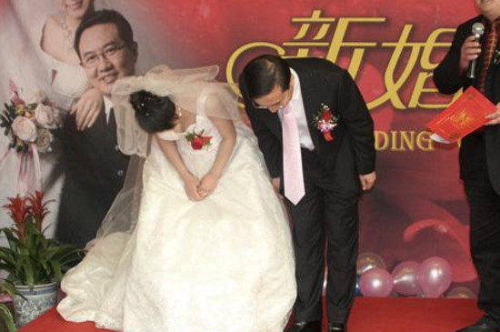 结婚鞠躬时手怎么放 第3张