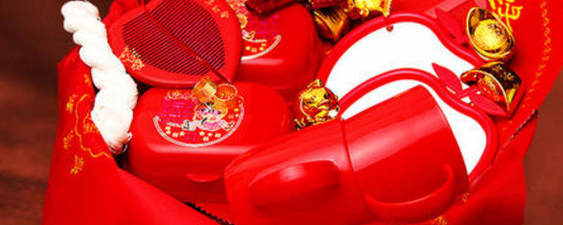 结婚红盆里放什么东西 第1张