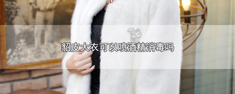貂皮大衣可以喷酒精消毒吗 第1张