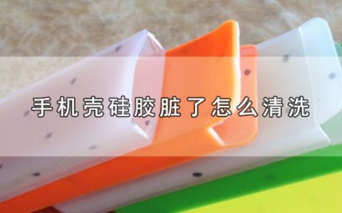 手机壳硅胶脏了怎么清洗（手机壳硅胶脏了如何清洗）