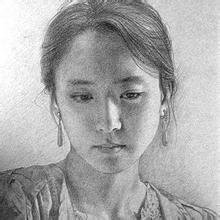 素描头像年轻女性的刻画 第1张