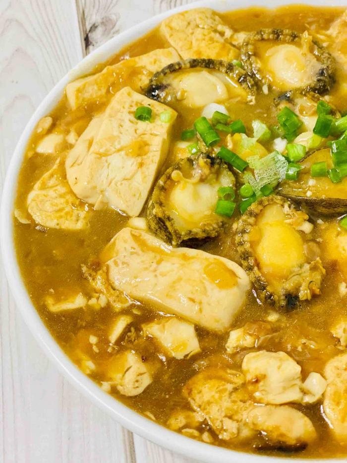 鲍鱼焖豆腐，超鲜美成品图 第15张