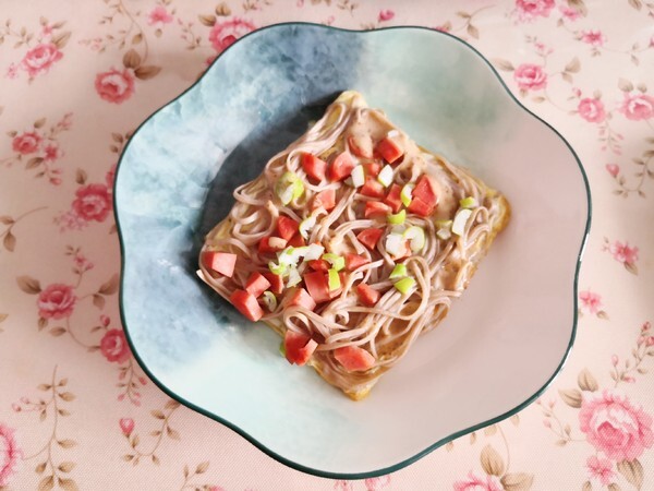 荞麦面条鸡蛋饼 第13张