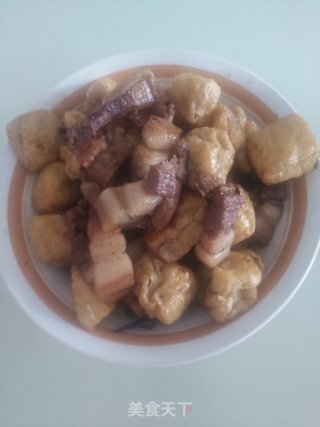 油豆腐泡红烧肉的做法步骤：8 第15张