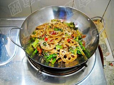 干锅西兰花藕片 第29张