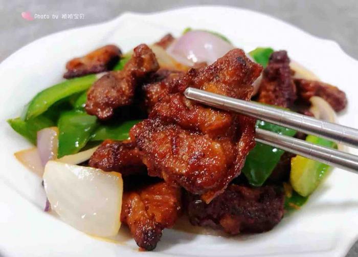 青椒洋葱炒猪肝做法 第25张