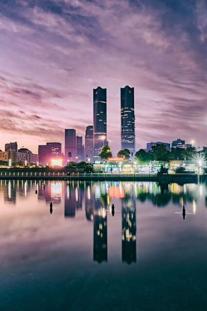亚洲第一高音乐喷泉⛲️——红谷滩秋水广场 第5张