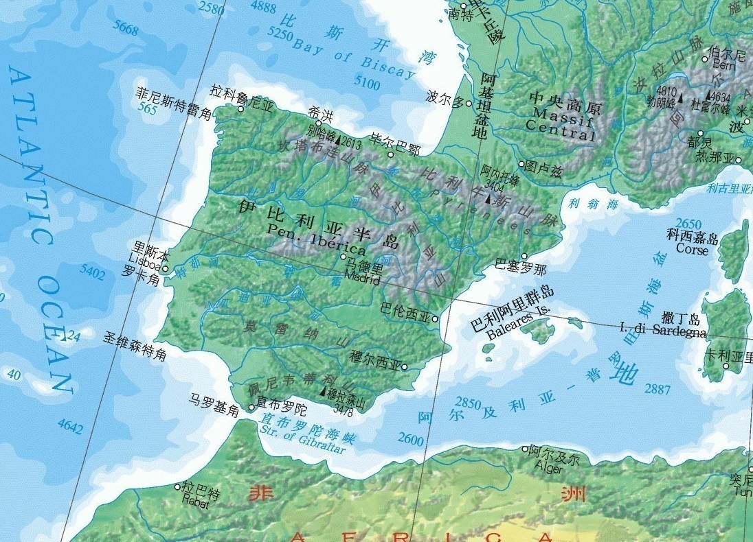 欧洲南部三大半岛：伊比利亚半岛、亚平宁半岛和巴尔干半岛 第5张