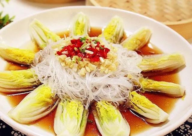 蒜蓉粉丝娃娃菜 第1张