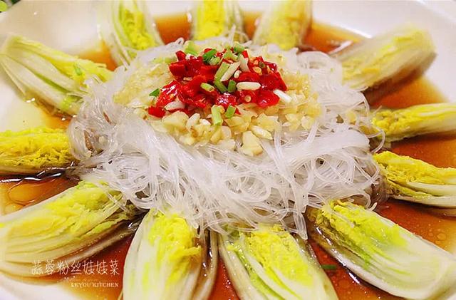 家常美食：开胃下饭的蒜蓉粉丝娃娃菜，做法简单，味道鲜美 第19张