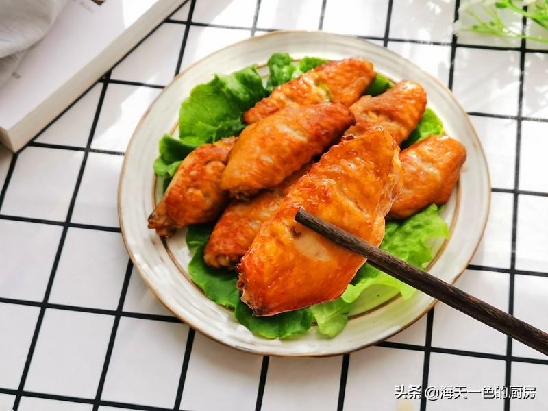 在家烤翅中自配腌料，烤好外焦里嫩香浓入味，真解馋 第3张