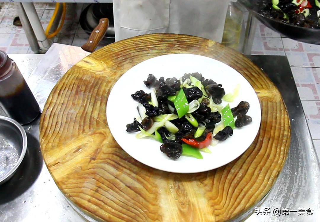 葱爆黑木耳这样做，和凉拌菜一样清淡，口味香脆，香味扑鼻 第11张