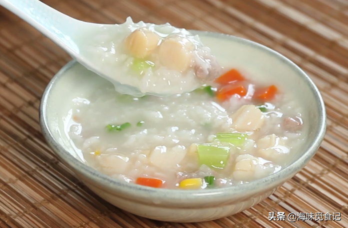 干贝养生粥这么做，又鲜又营养，喝完整个胃都暖了 第27张
