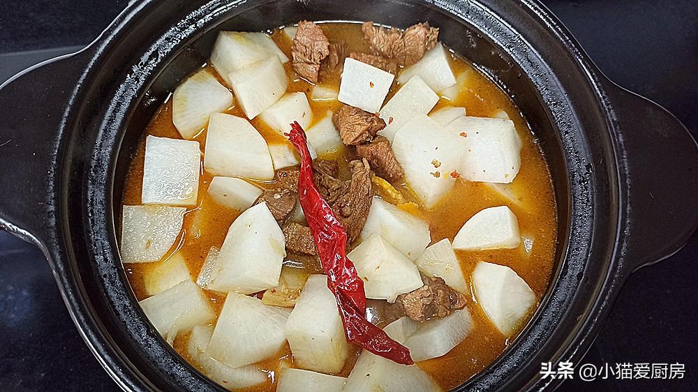 “牛腩炖萝卜”这种做法不仅好吃而且让牛肉更软烂，香辣爽口下饭 第23张