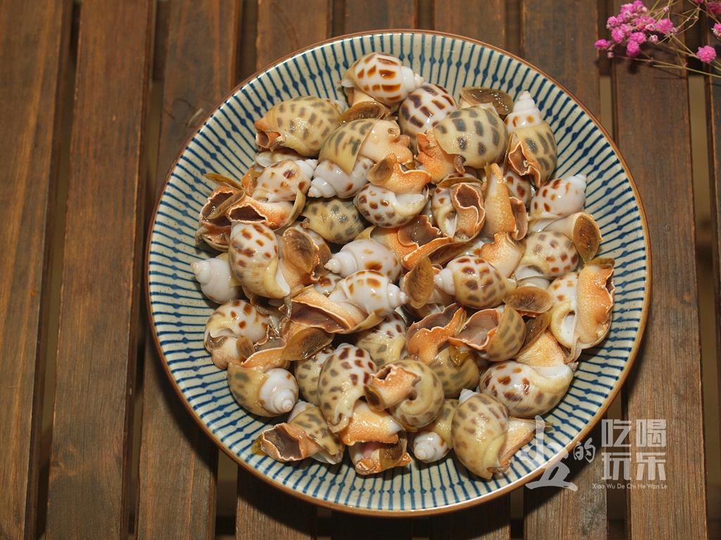 原汁原味的白灼花螺，这是吃海鲜的最佳打开方式 第1张