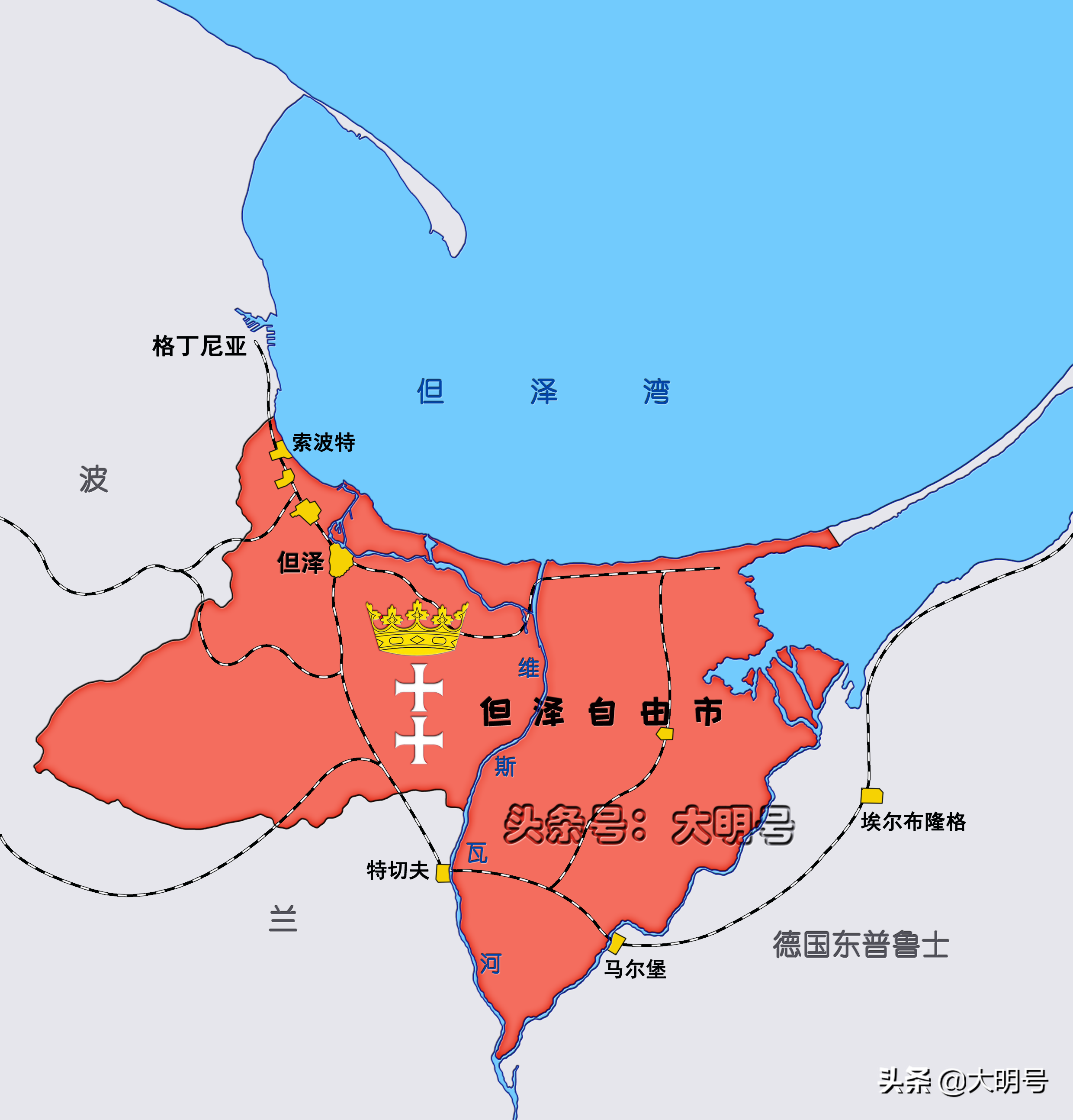 1)波兹南地区2承认波兰独立并交出下列土地:1