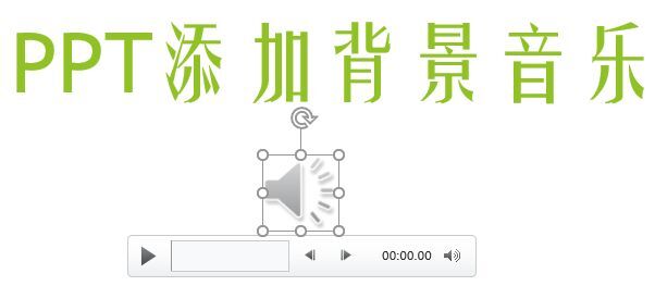PPT中添加背景音乐的方法