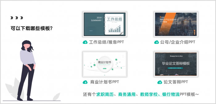需要吗？第1220期：精致黄绿商业计划书PPT模板 第3张