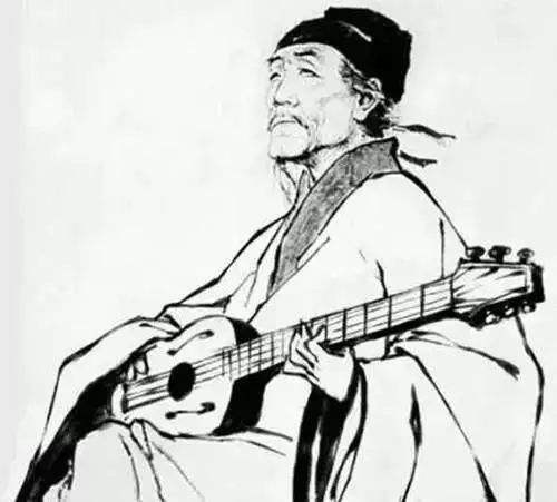 “杜甫很忙”的画像 实际出自画家蒋兆和之手 第1张