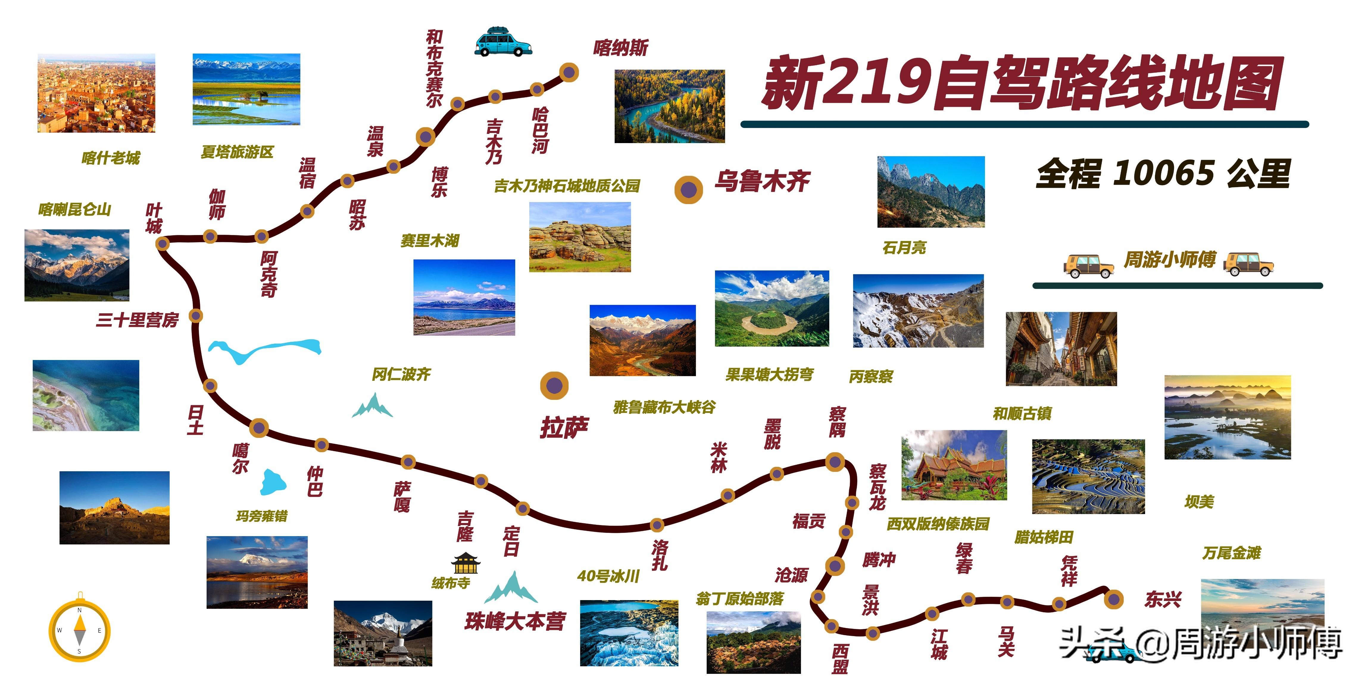 新疆自驾游最佳路线（新疆自驾10条精华路线地图攻略） 第3张