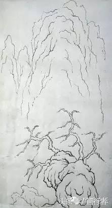 水墨画山水画绘画入门技法步骤图文详解 第5张