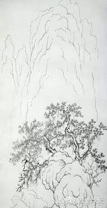 水墨画山水画绘画入门技法步骤图文详解 第9张