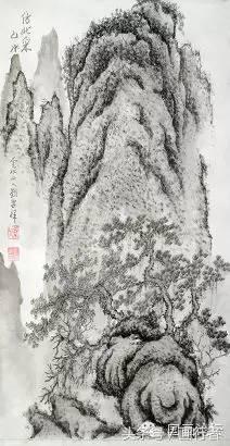 水墨画山水画绘画入门技法步骤图文详解 第17张