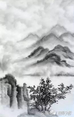 水墨画山水画绘画入门技法步骤图文详解 第29张