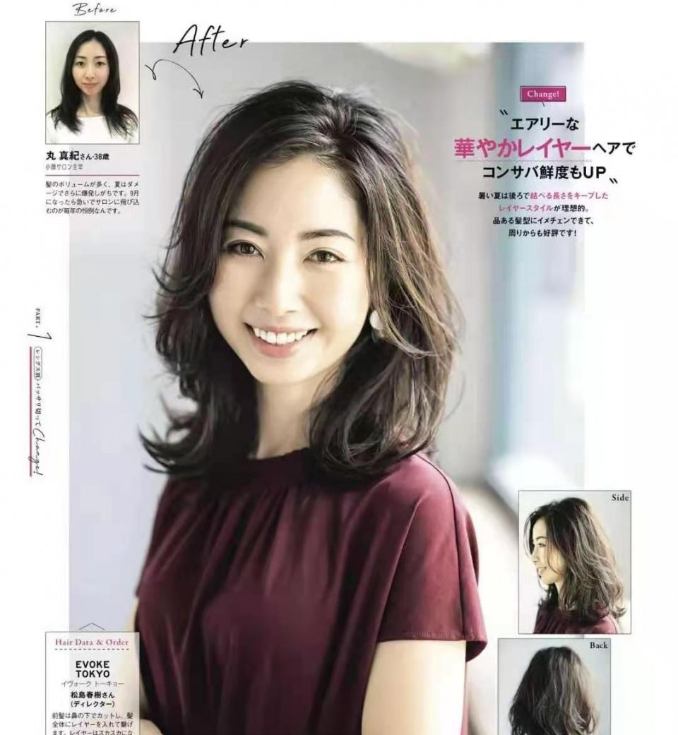 选对发型不显老，给中年女性做发型三个建议：棕色、柔卷、低层次 第13张