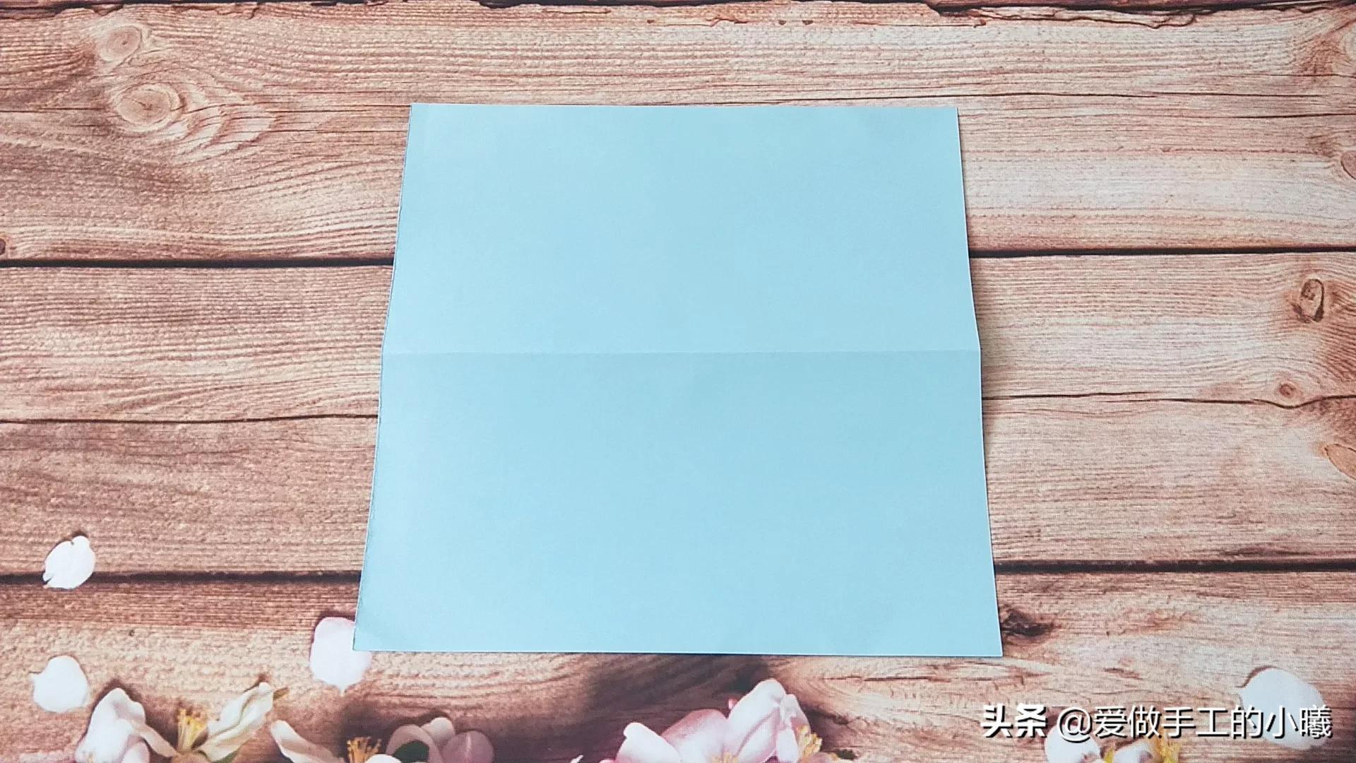 折纸教程：用卡纸折个收纳盒，简单又好看，收纳不烦恼 第9张
