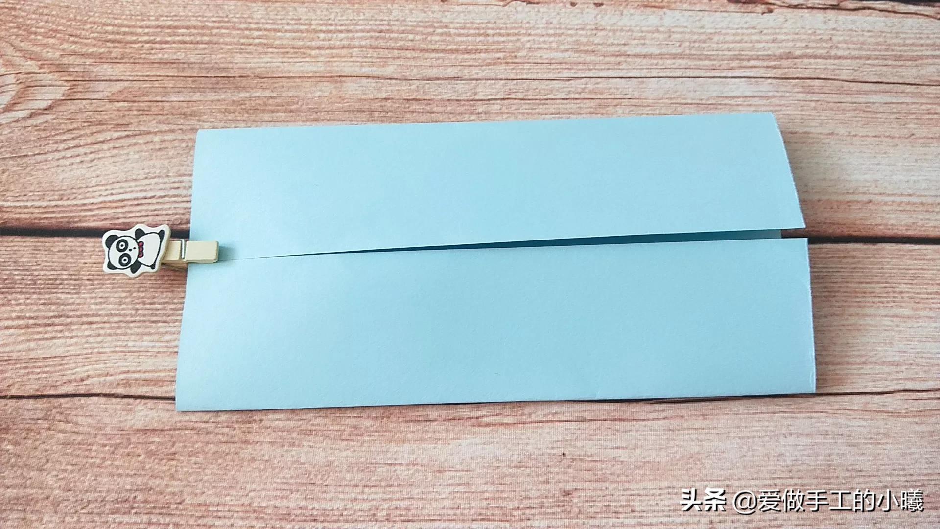 折纸教程：用卡纸折个收纳盒，简单又好看，收纳不烦恼 第11张