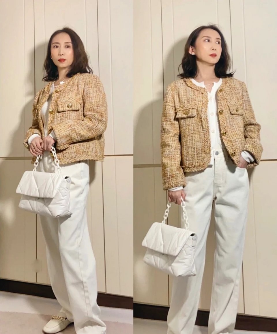 五十岁的女人会不会穿搭，学会这三点就行，和身材长相关系不大 第11张