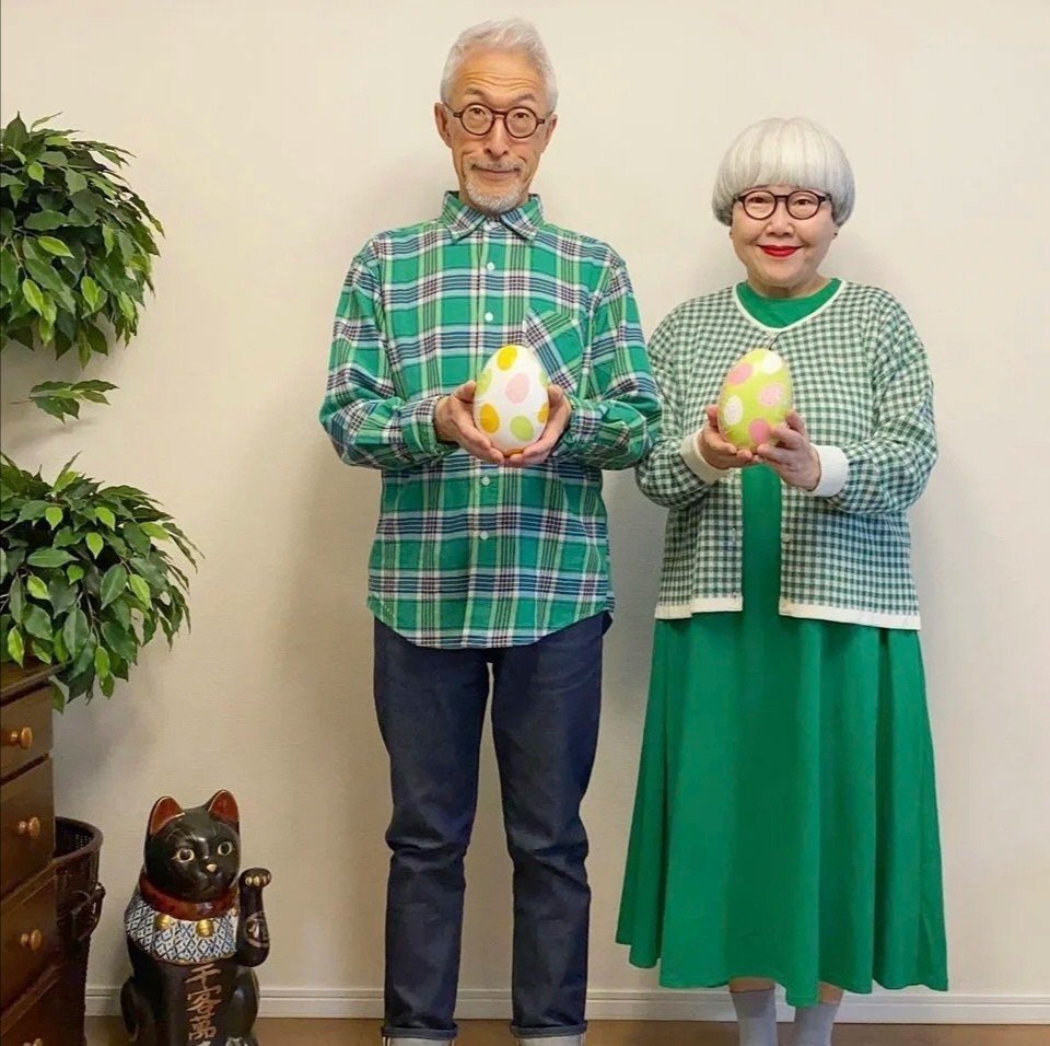 头发全白身材矮胖又如何，照样凭借穿搭圈粉无数，时尚与年龄无关 第11张