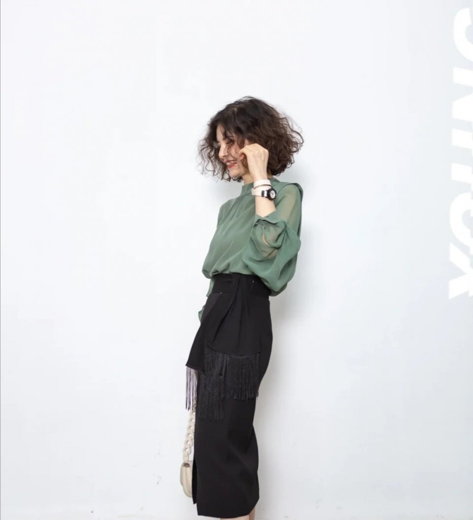 五十岁也能穿出“少女感”，跟着博主学穿搭，既有品位更赚回头率 第9张