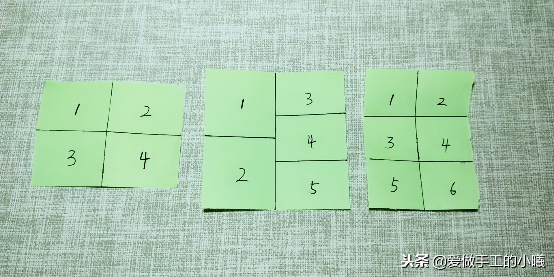 简单四叶草折纸，听说学会这个折纸的人都很幸运哦 第3张