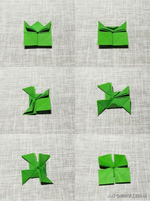 简单四叶草折纸，听说学会这个折纸的人都很幸运哦 第17张