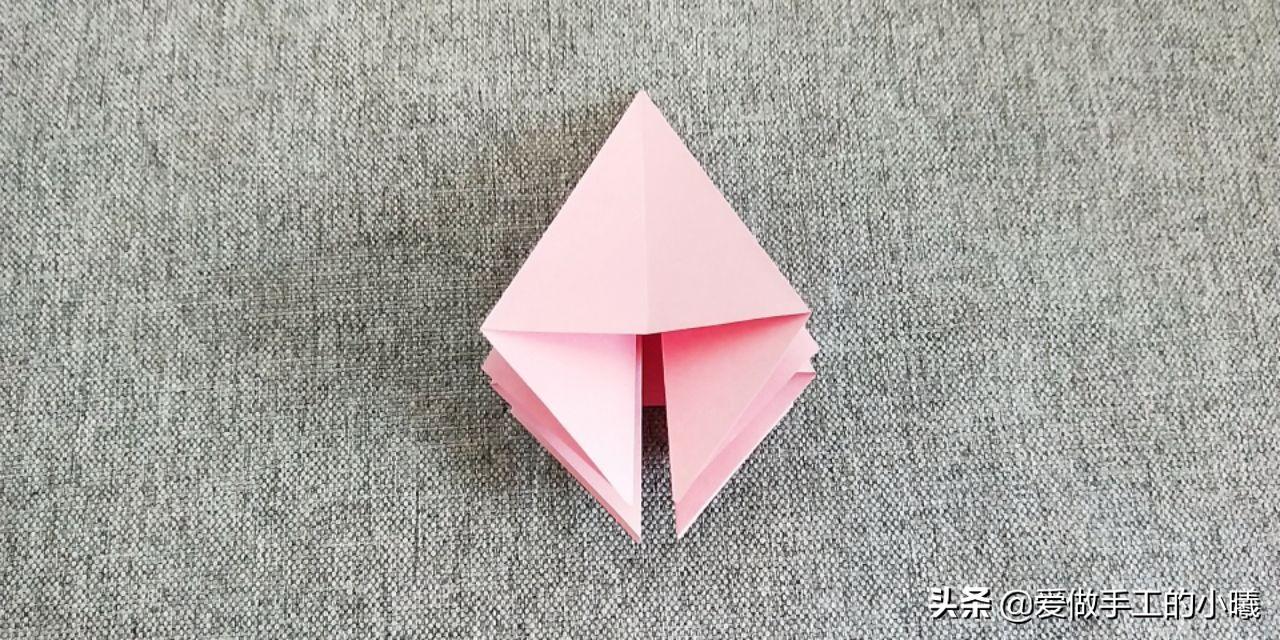 唯美百合花折纸教程，制作很简单，装饰超漂亮 第27张