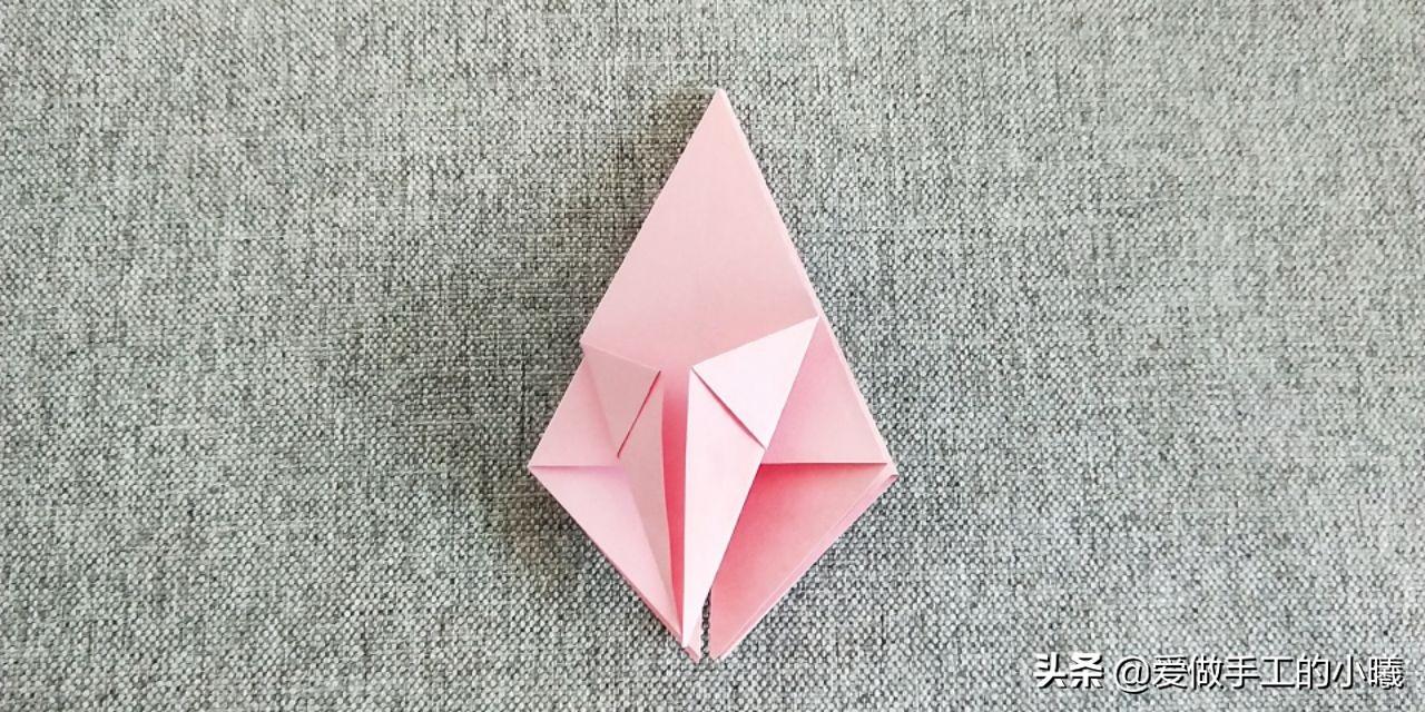 唯美百合花折纸教程，制作很简单，装饰超漂亮 第31张