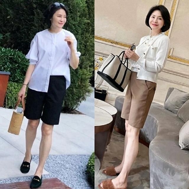 这才是50岁姐姐的减龄穿搭，优雅气质又有女人味，比同龄人显年轻 第15张