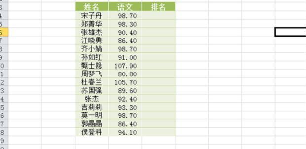 excel进行数据排名，排序排名函数RANK的用法 第3张