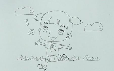 小学生简笔画步骤 第3张